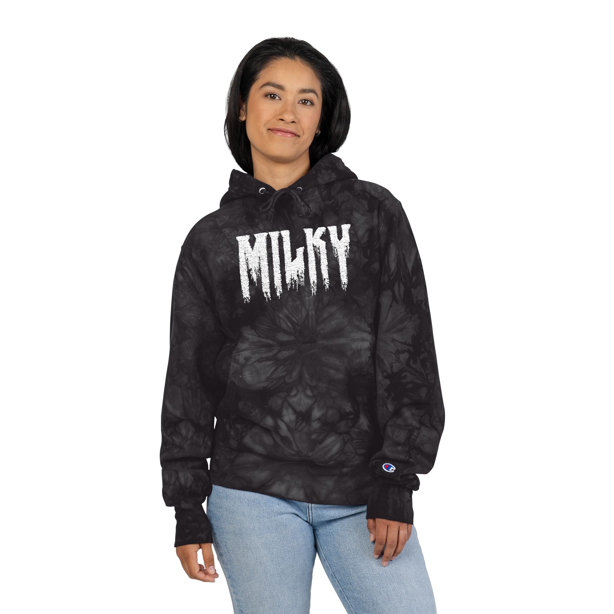 Milky drip - Tie-Dye cozy hoodie