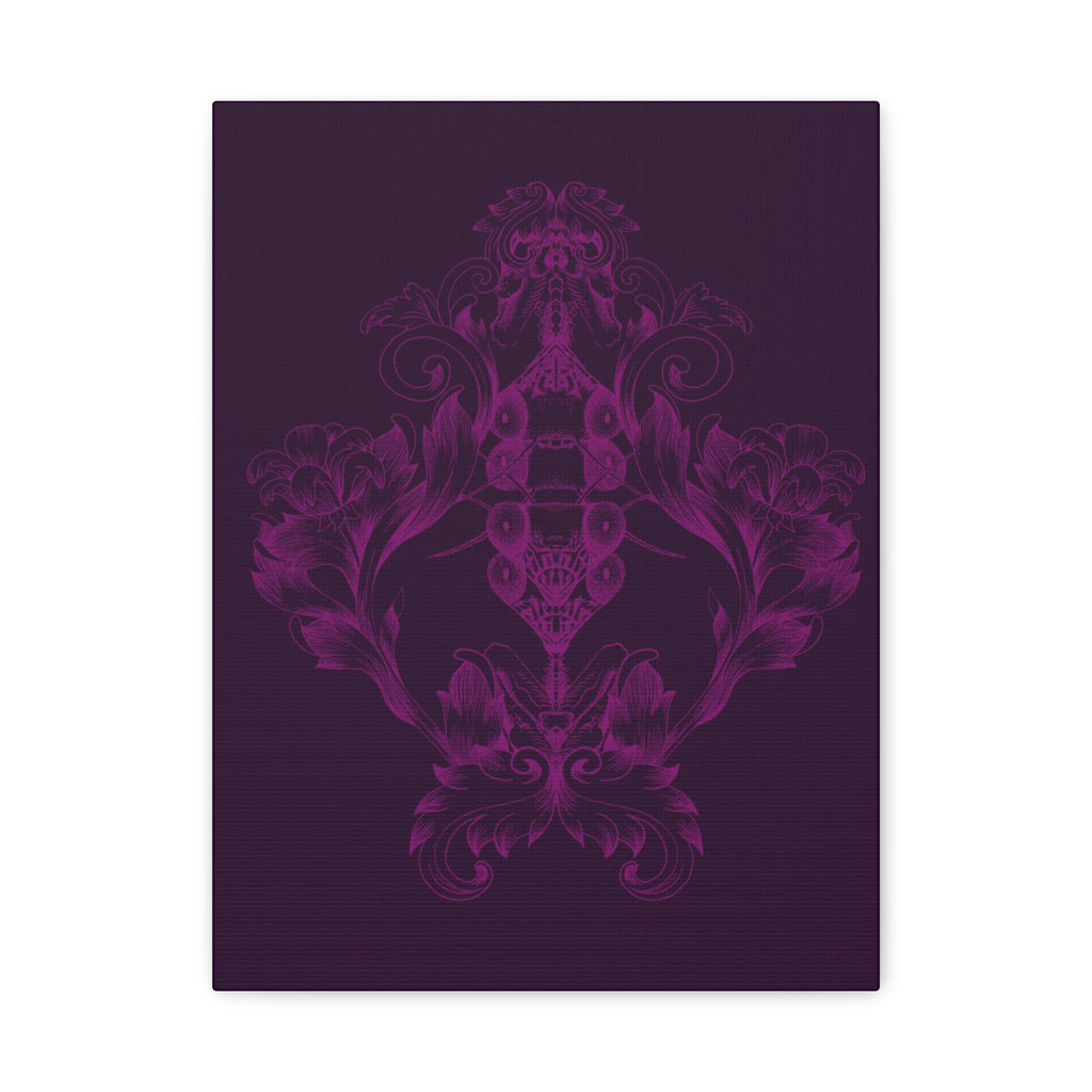 The Mantis Code - purple haze - on canvas