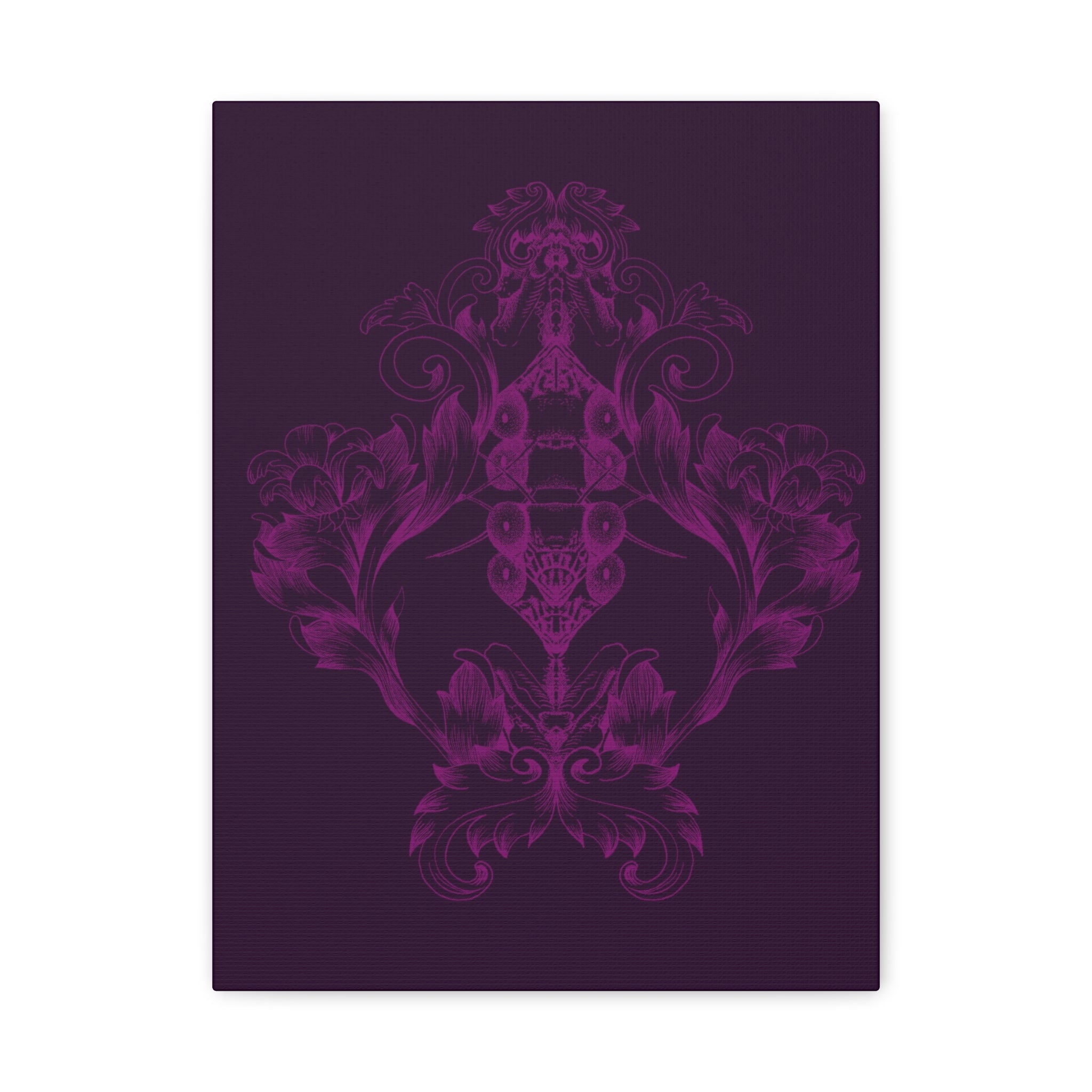The Mantis Code - purple haze - on canvas