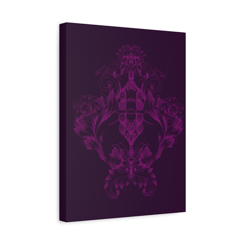 The Mantis Code - purple haze - on canvas