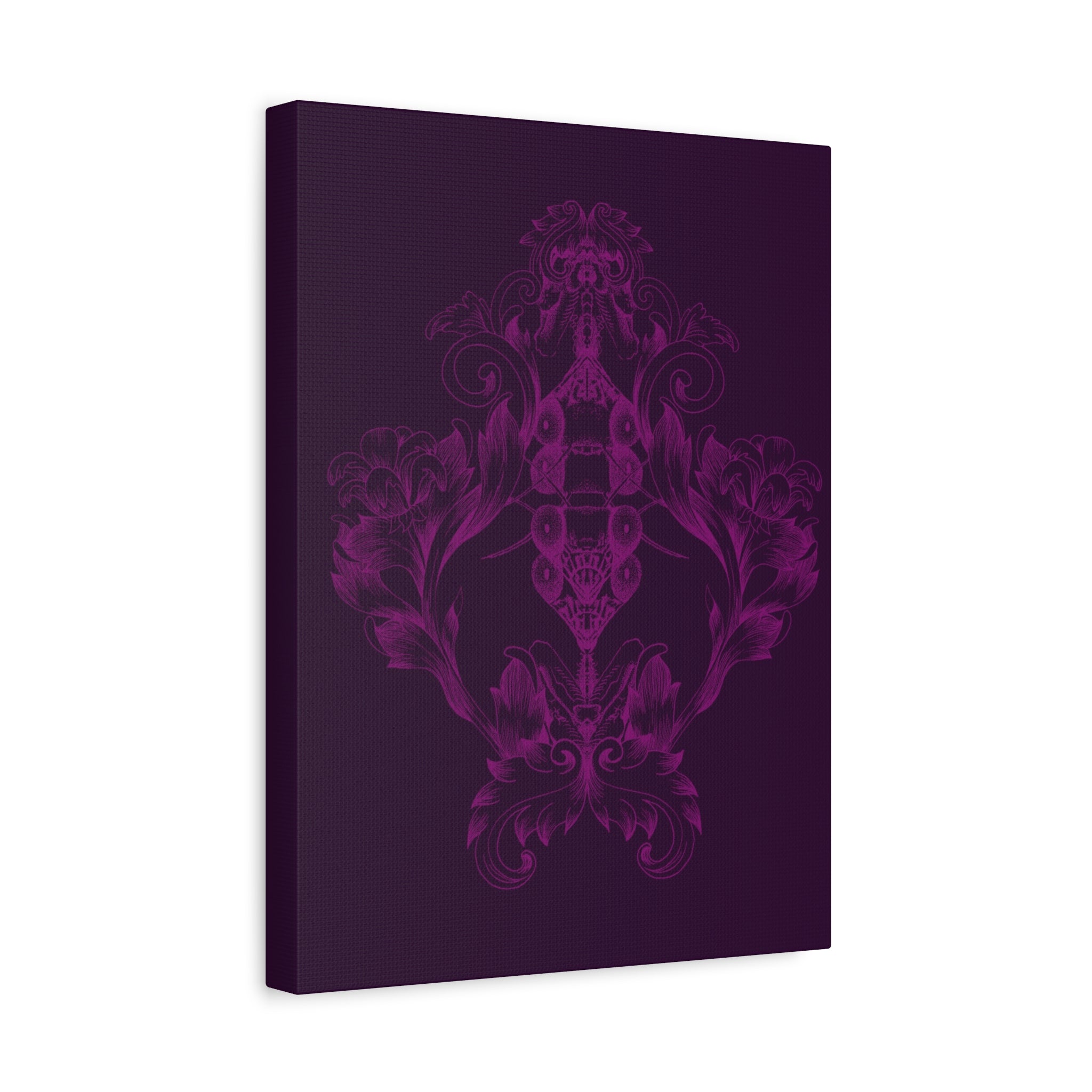 The Mantis Code - purple haze - on canvas