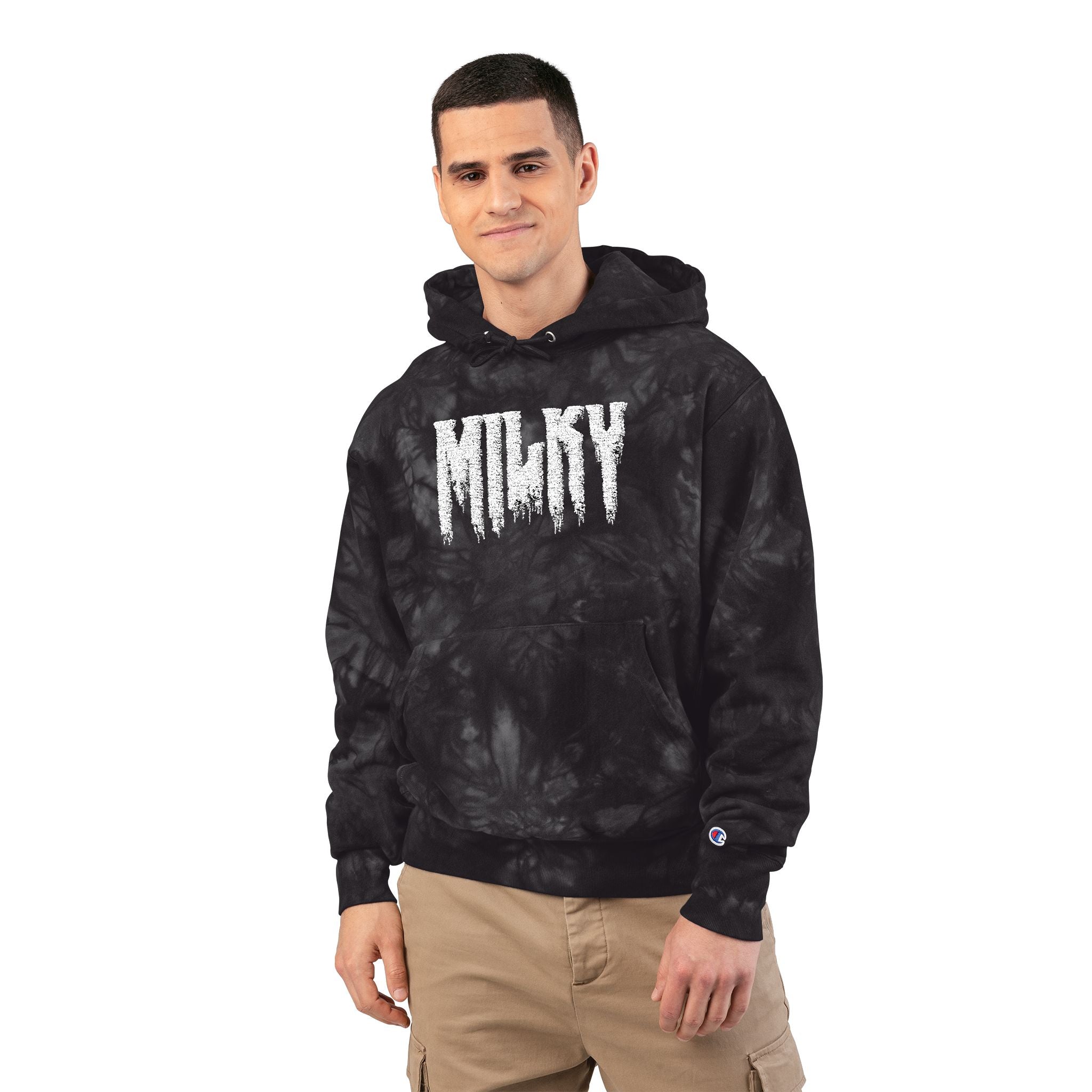 Milky drip - Tie-Dye cozy hoodie