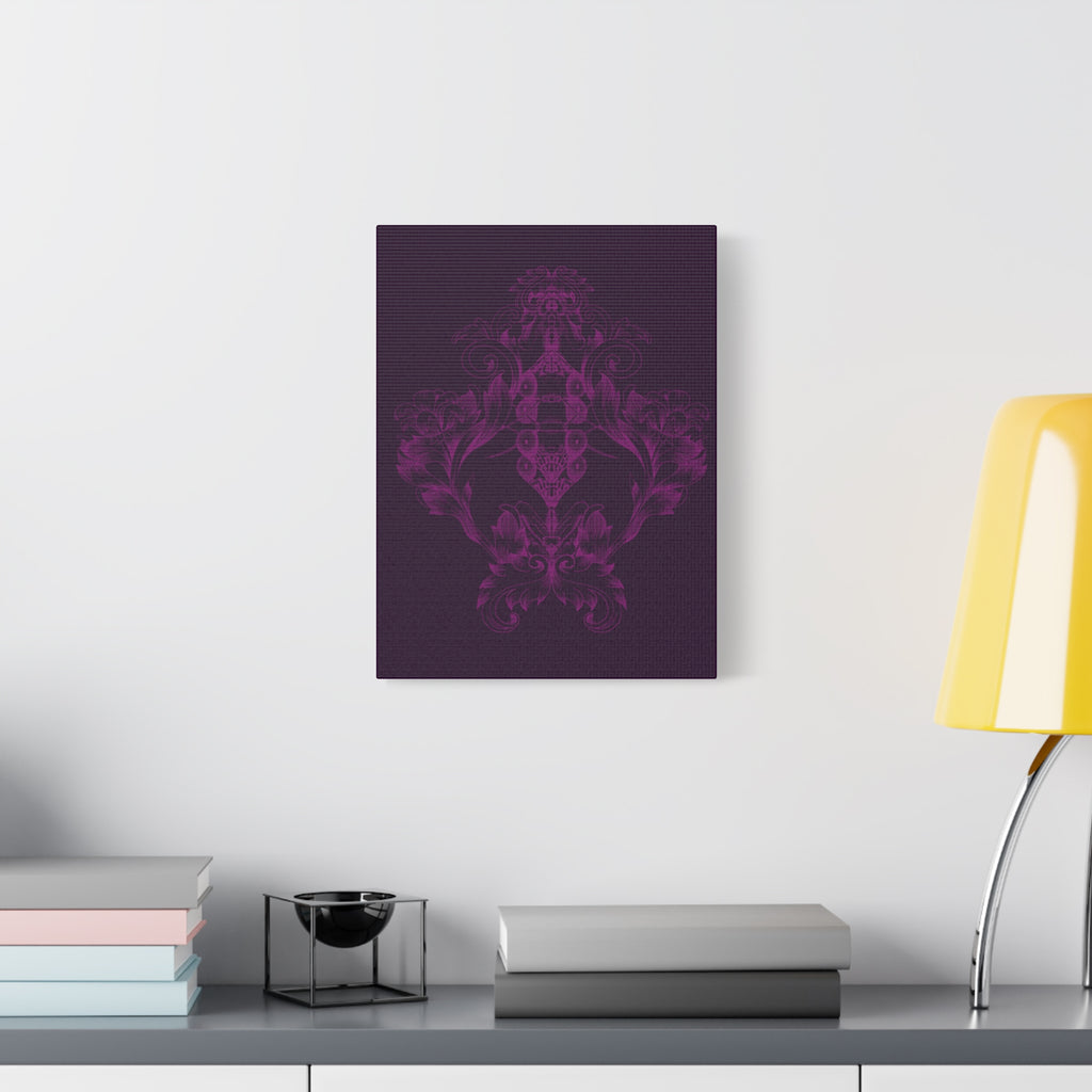The Mantis Code - purple haze - on canvas