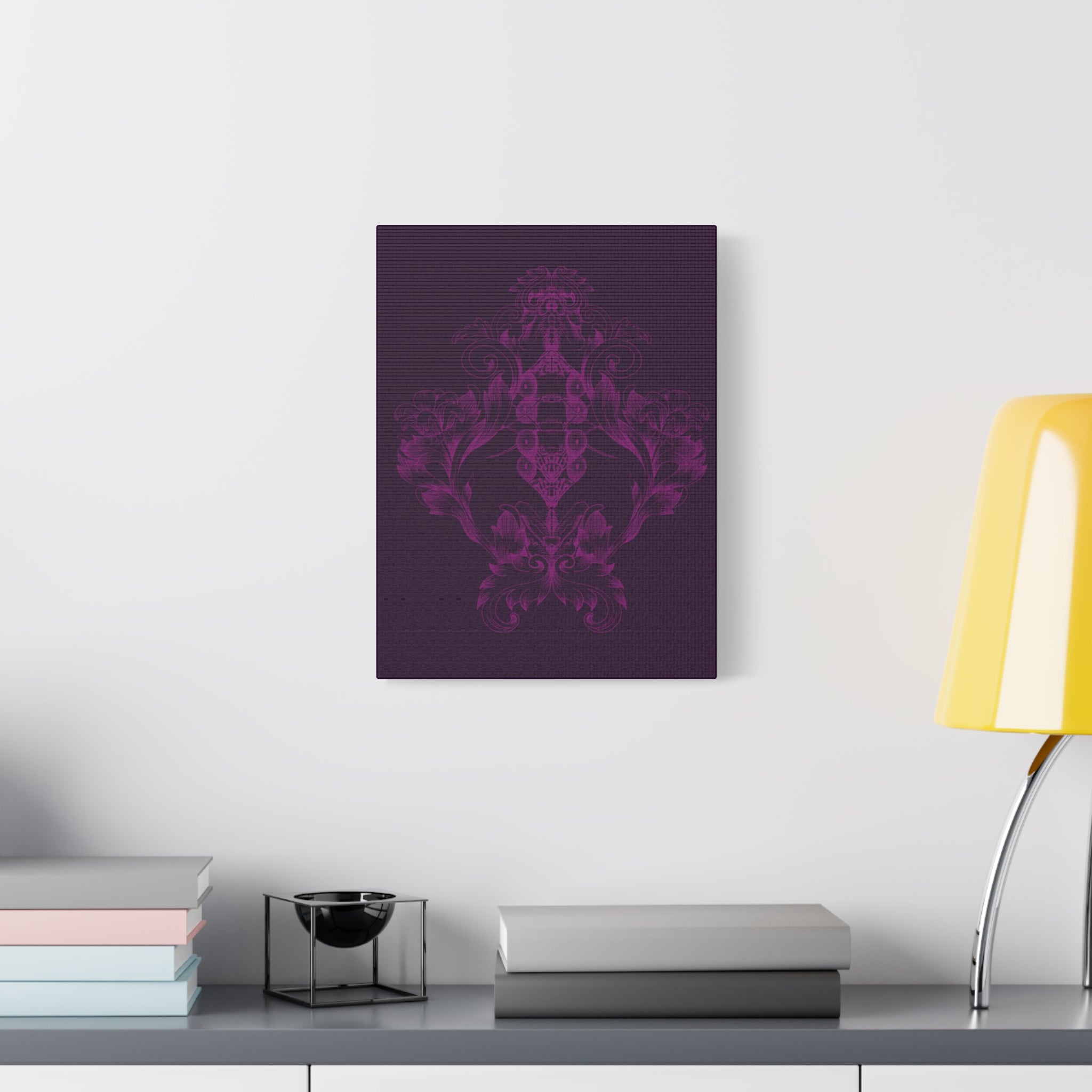 The Mantis Code - purple haze - on canvas